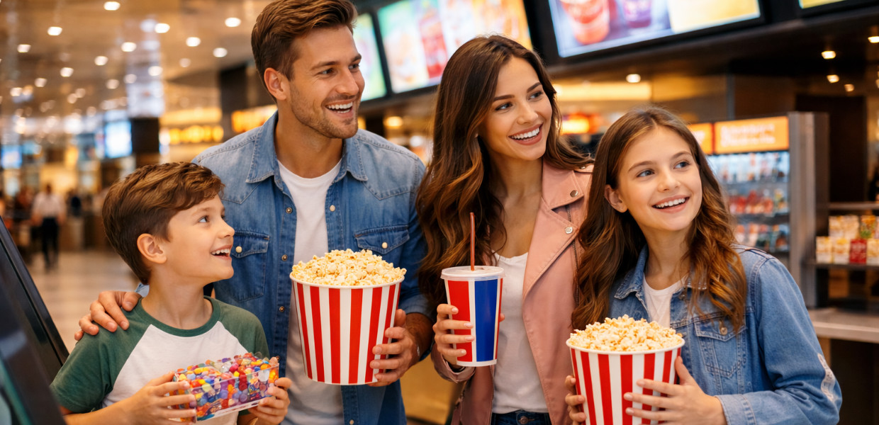Las filas en el cine y el olor a palomitas