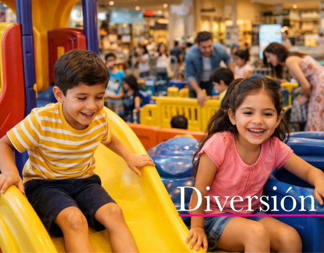Diversión para tus hijos mientras y compras extraordinarias mientras paseas